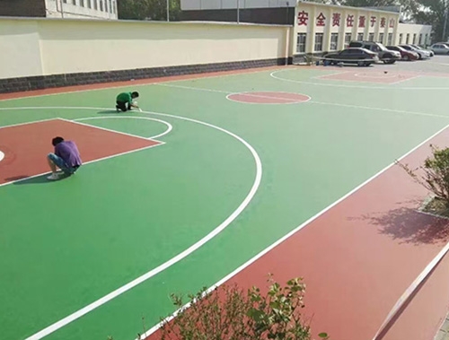 硅PU篮球场地