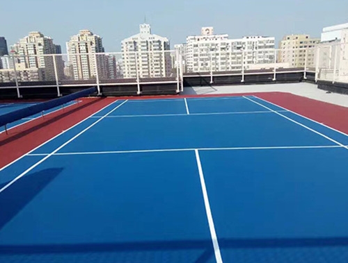 硅PU羽毛球场地