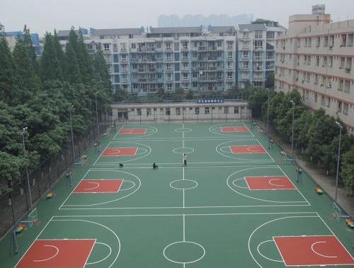 营口硅PU篮球场